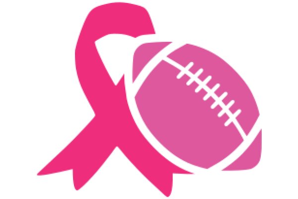 Pink Ribbon and Football Logo