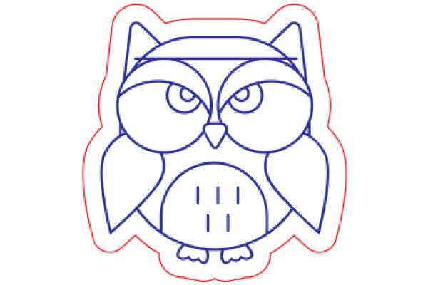 A Whimsical Owl Emblem