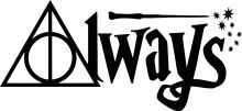 Always: A Symbolic Logo for the Harry Potter Fans