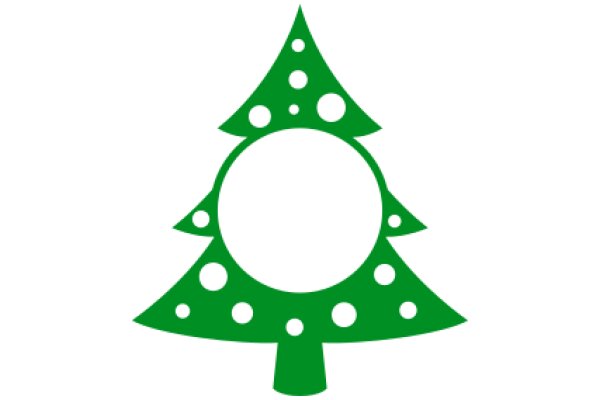 A Festive Christmas Tree Logo