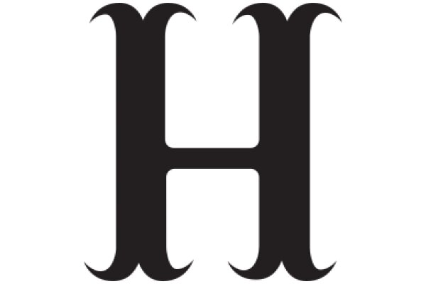 Stylized Letter 'H' in