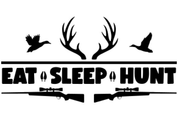 Eat, Sleep, Hunt: A Symbolic Emblem of the Hunter's Lifestyle