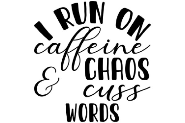 I Run on Caffeine Chaos and Words