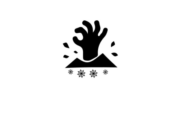 Stylized Icon of a Hand and Mountain