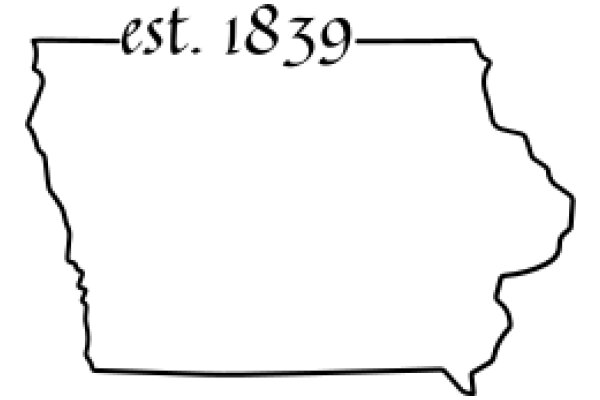 Est. 1839: A Historical Map of the United States