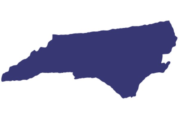 A Stylized Map of the State of North Carolina