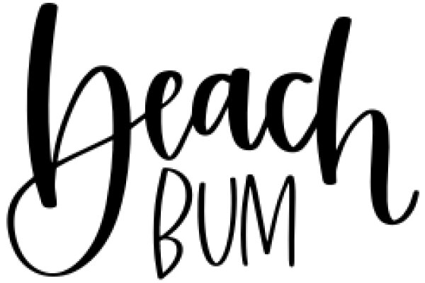 Stylish Beach Bum Logo