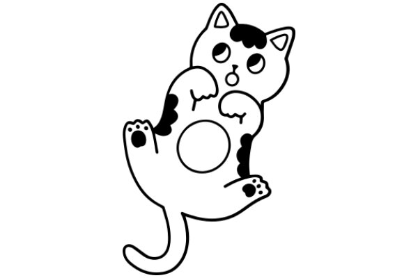 A Whimsical Cartoon Cat