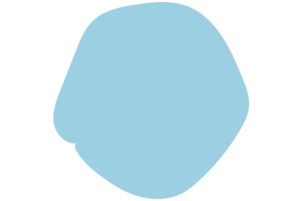 A Solid Blue Circle Against a White Background