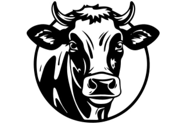 Stylized Cow Logo