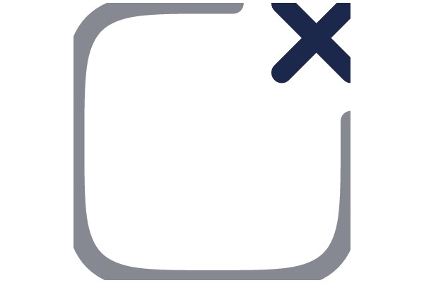 A Simple, Modern Icon: The X in a Square