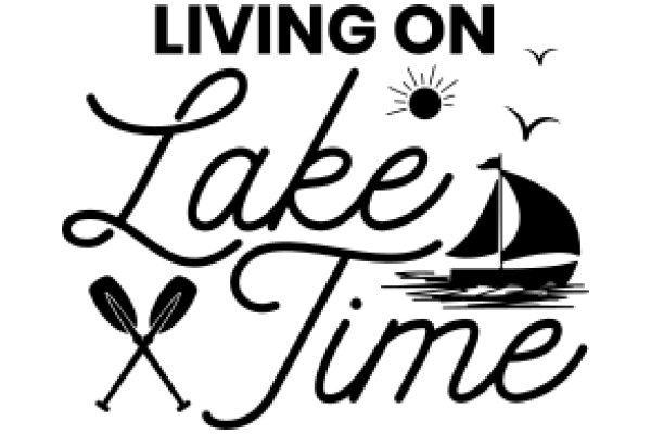 Living on Lake Time: A Graphic Design Poster