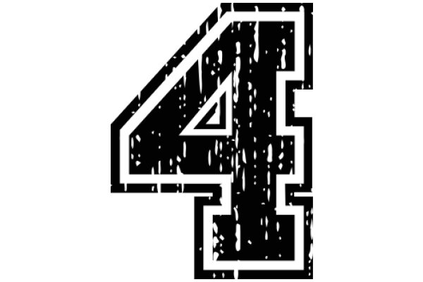 Stylized Number Four Logo