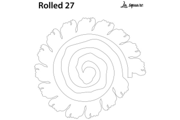 La Square Rolled 27: AFlower-like Pattern