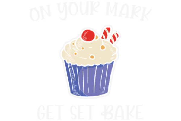 Delightful Cupcake with a Cherry on Top, Advertising a Bakery Service