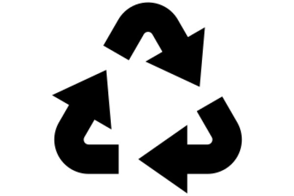 Digital Art: A Pixelated Recycling Symbol