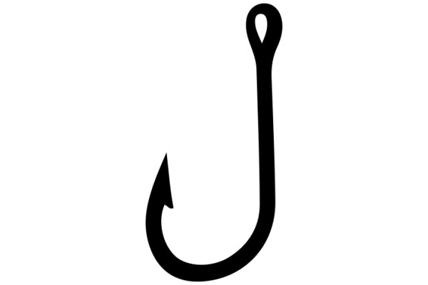 Simplistic Black Hook Icon