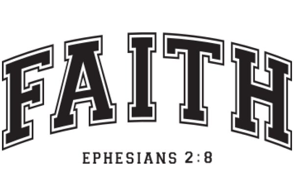 Faith: Ephesians 2:8 - A Graphic Design