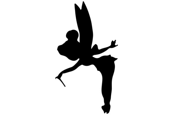 Silhouette of a Fantastical Creature: AFlying Being