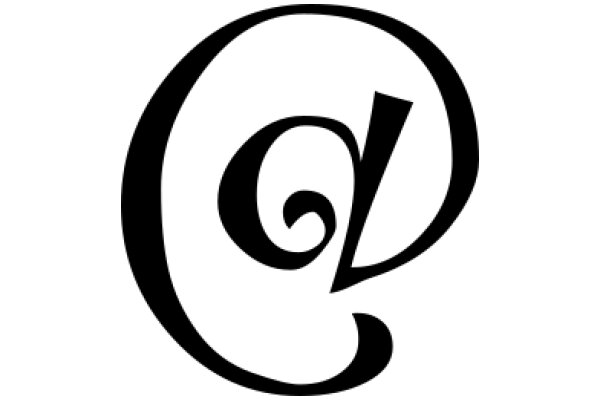 Stylized Letter 'C' with a Swirl Design