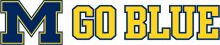 M Go Blue: A Logo for the University of Michigan's Football Team