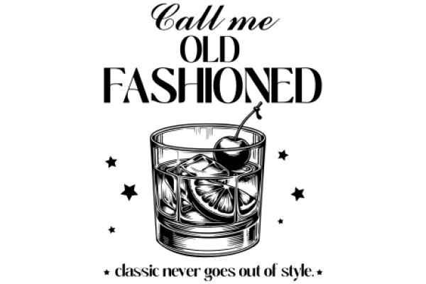 Call Me Old Fashioned: Classic Cocktail Advertisement