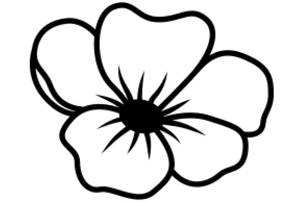 Simplistic Flower Drawing