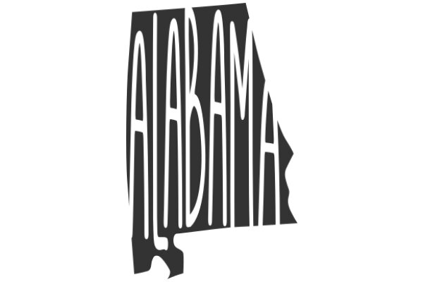 Stylized Alabama State Outline