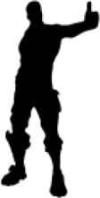 A Silhouette of a Person Raising Their Arm