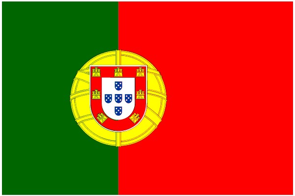 Vibrant Coat of Arms on a Red and Green Flag