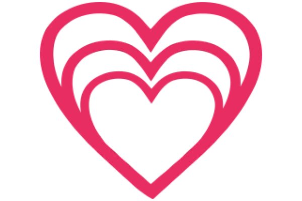 Vibrant Pink Heart Symbol