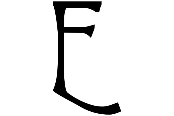 Simplicity in Design: The Elegant Letter 'E'