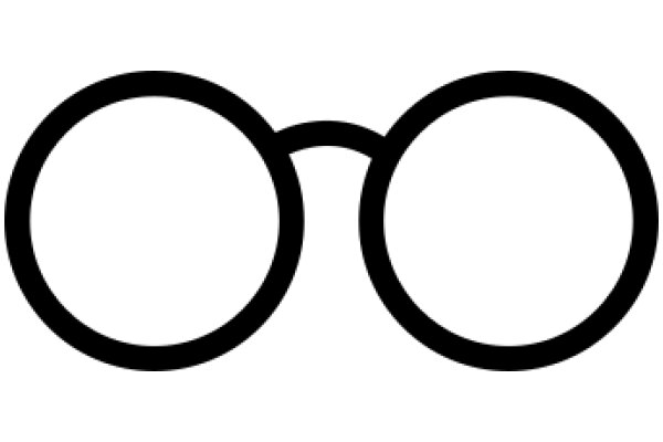 Simplistic Icon of Eyeglasses