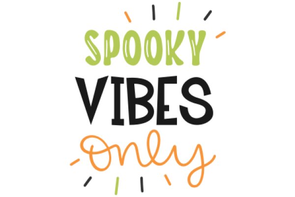 Spooky Vibes Only: A Festive Greeting for Halloween