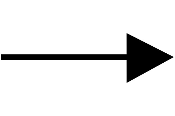 Directional Arrow on a White Background