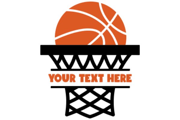 Your Text Here: A Basketball-themed Logo