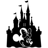 A Silhouette of a Castle and a Mouse, Ready for an Adventure