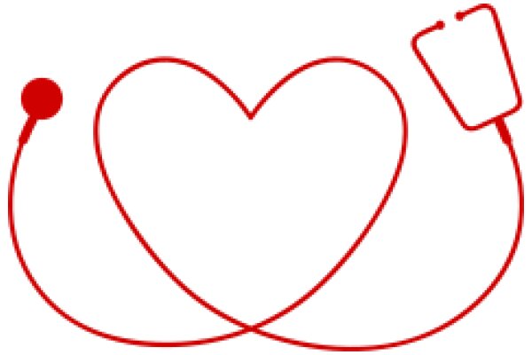 Red Heart and Stethoscope Logo