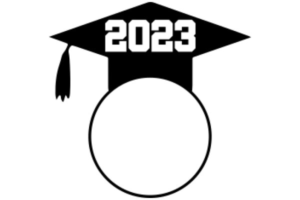 2023 Graduation Cap with the Year 2023