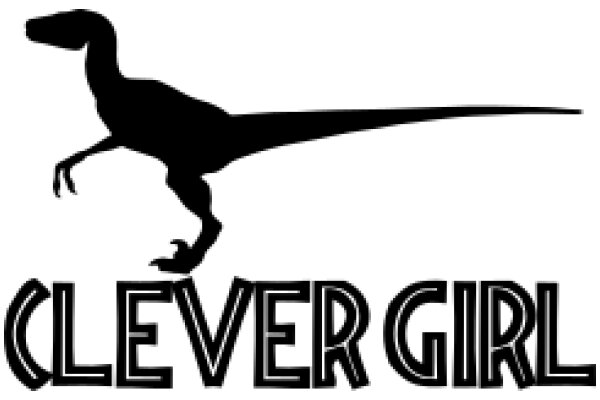 Clever Girl: A Silhouette of a Dinosaur