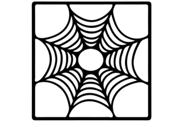 Simplistic Spider Web Icon