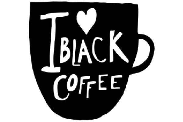 A Simple Black Coffee Logo