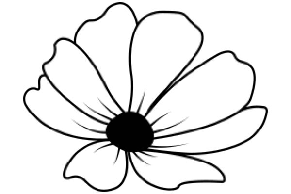 Simplistic Flower Illustration