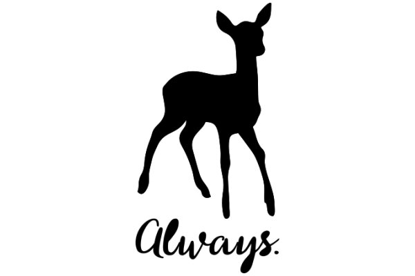 Always: A Silhouette of a Deer