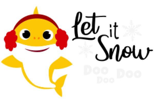 Let It Snow: A Whimsical Winter Adventure with a Friendly Fish