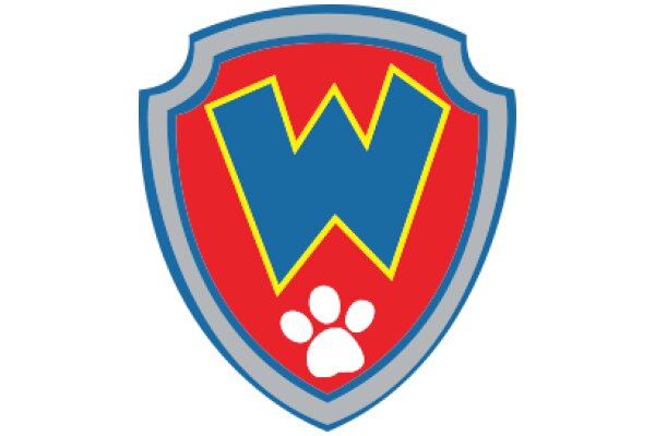 Vivid Logo: A Shield with a W and a Paw Print