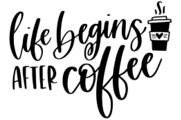 Life Begins After Coffee: A Graphic Design