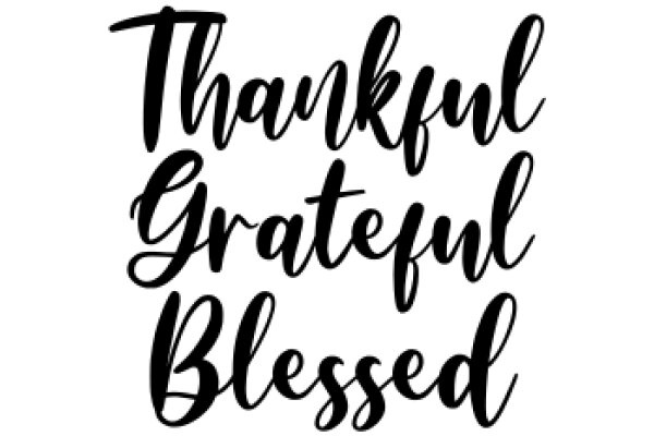 Thankful Gratitude: A Daily Affirmation