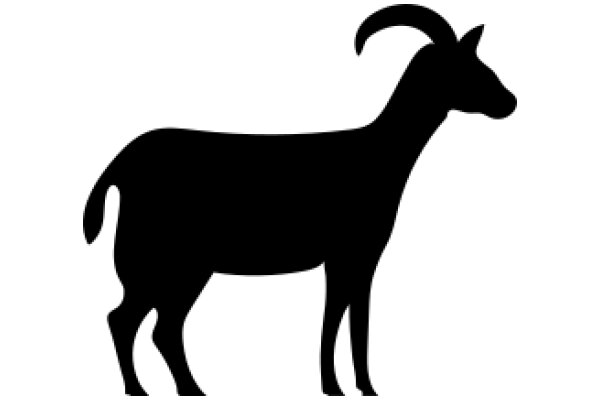 A Silhouette of a Ram, Standing Alone