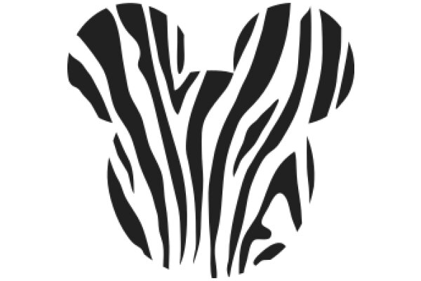 Stylized Zebra Silhouette